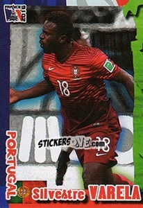 Sticker Silvestre Varela - Evropsko Fudbalsko Prvenstvo 2016 - G.T.P.R School Shop