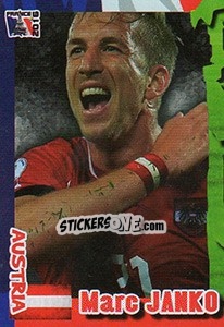 Sticker Marc Janko - Evropsko Fudbalsko Prvenstvo 2016 n. 339 - G.T.P.R School Shop