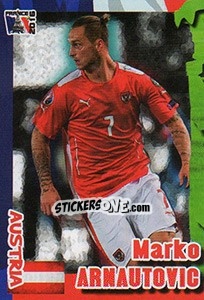 Sticker Marko Arnautovic - Evropsko Fudbalsko Prvenstvo 2016 - G.T.P.R School Shop