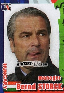 Sticker Bernd Storck - Evropsko Fudbalsko Prvenstvo 2016 n. 341 - G.T.P.R School Shop