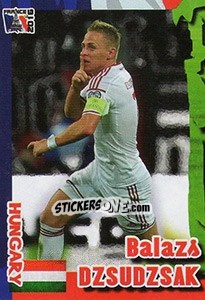 Sticker Balazs Dzsudzsak - Evropsko Fudbalsko Prvenstvo 2016 n. 350 - G.T.P.R School Shop
