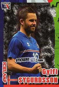 Sticker Gylfi Sigurdsson - Evropsko Fudbalsko Prvenstvo 2016 n. 367 - G.T.P.R School Shop