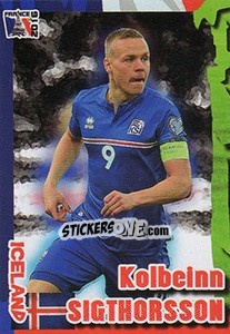 Sticker Kolbeinn Sigthorsson - Evropsko Fudbalsko Prvenstvo 2016 - G.T.P.R School Shop