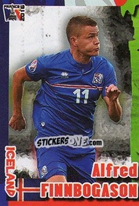 Sticker Alfred Finnbogason - Evropsko Fudbalsko Prvenstvo 2016 n. 370 - G.T.P.R School Shop