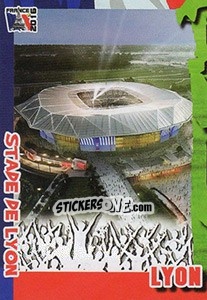 Sticker Stade de Lyon - Evropsko Fudbalsko Prvenstvo 2016 n. 374 - G.T.P.R School Shop