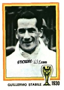 Sticker Guillermo Stabile (ARG) - FIFA World Cup Argentina 1978 n. 3 - Panini