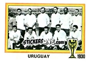 Cromo Champions: Uruguay - FIFA World Cup Argentina 1978 - Panini