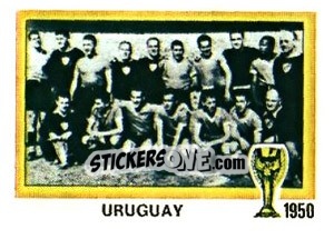 Cromo Champions: Uruguay - FIFA World Cup Argentina 1978 - Panini