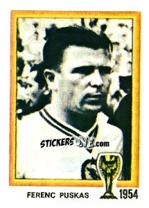 Sticker Ferenc Puskas (HUN) - FIFA World Cup Argentina 1978 - Panini