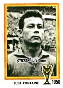 Cromo Just Fontaine (FRA) - FIFA World Cup Argentina 1978 - Panini