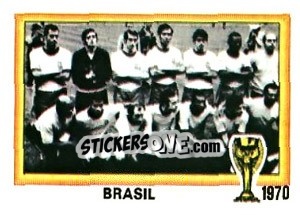 Sticker Champions Brasil - FIFA World Cup Argentina 1978 - Panini