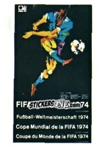 Figurina Poster West Germany 1974 - FIFA World Cup Argentina 1978 - Panini