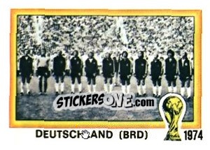 Sticker Champions West Germany - FIFA World Cup Argentina 1978 - Panini