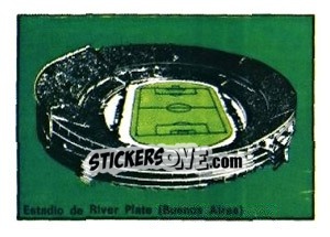 Sticker Estadio de River Plate (Buenos Aires) - FIFA World Cup Argentina 1978 - Panini