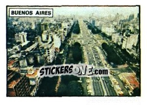 Sticker Buenos Aires - FIFA World Cup Argentina 1978 - Panini