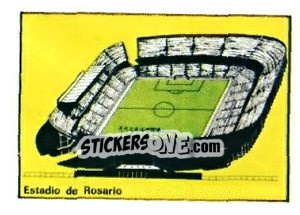 Sticker Estadio de Rosario - FIFA World Cup Argentina 1978 - Panini