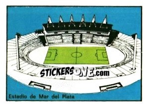 Sticker Estadio de Mar del Plata - FIFA World Cup Argentina 1978 n. 41 - Panini