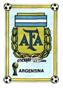 Sticker Argentina Federation - FIFA World Cup Argentina 1978 n. 43 - Panini