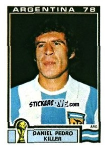 Sticker Daniel Pedro Killer - FIFA World Cup Argentina 1978 - Panini