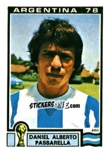 Figurina Daniel Alberto Passarella - FIFA World Cup Argentina 1978 - Panini