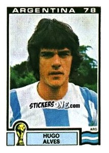 Sticker Hugo Alves - FIFA World Cup Argentina 1978 - Panini