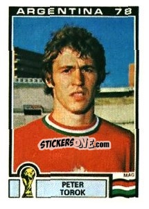 Sticker Peter Torok - FIFA World Cup Argentina 1978 - Panini