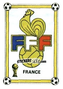 Sticker France Federation - FIFA World Cup Argentina 1978 n. 79 - Panini
