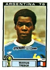 Sticker Marius Tresor - FIFA World Cup Argentina 1978 - Panini