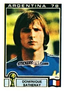 Cromo Dominique Bathenay - FIFA World Cup Argentina 1978 - Panini