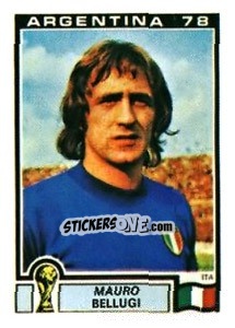 Sticker Mauro Bellugi - FIFA World Cup Argentina 1978 n. 101 - Panini