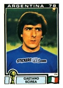 Sticker Gaetano Scirea - FIFA World Cup Argentina 1978 - Panini