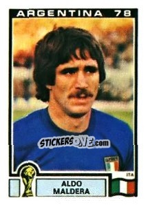 Sticker Aldo Maldera - FIFA World Cup Argentina 1978 n. 104 - Panini