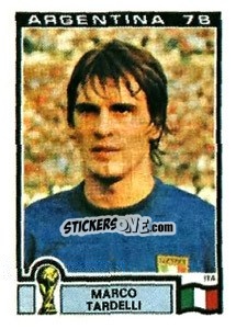 Sticker Marco Tardelli - FIFA World Cup Argentina 1978 n. 105 - Panini
