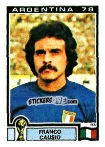 Sticker Franco Clausio - FIFA World Cup Argentina 1978 - Panini