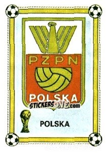 Cromo Poland Federation - FIFA World Cup Argentina 1978 - Panini