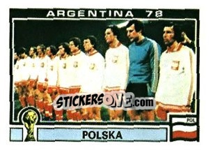 Sticker Poland Team - FIFA World Cup Argentina 1978 n. 116 - Panini