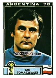 Cromo Jan Tomaszewski - FIFA World Cup Argentina 1978 - Panini