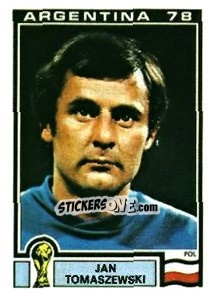 Figurina Jan Tomaszewski - FIFA World Cup Argentina 1978 - Panini