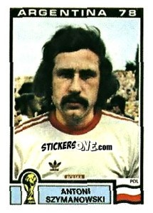 Sticker Antoni Szymanowski - FIFA World Cup Argentina 1978 - Panini