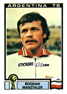 Sticker Bogdan Masztaler - FIFA World Cup Argentina 1978 - Panini