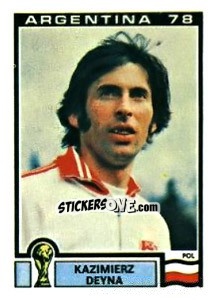 Sticker Kazimierz Deyna - FIFA World Cup Argentina 1978 n. 125 - Panini