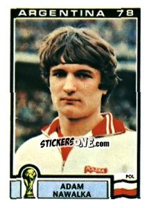 Sticker Adam Hawalka - FIFA World Cup Argentina 1978 - Panini