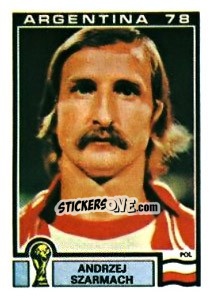 Figurina Andrzej Szarmach - FIFA World Cup Argentina 1978 - Panini