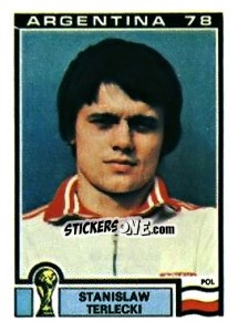Sticker Stanislaw Terlecki - FIFA World Cup Argentina 1978 - Panini