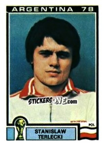 Sticker Stanislaw Terlecki - FIFA World Cup Argentina 1978 n. 131 - Panini