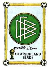 Cromo West Germany Federation - FIFA World Cup Argentina 1978 - Panini