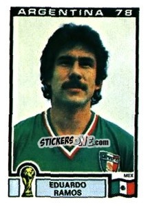 Sticker Eduardo Ramos - FIFA World Cup Argentina 1978 - Panini