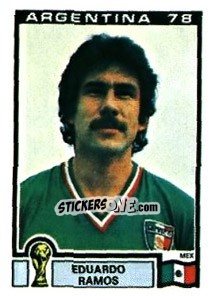 Sticker Eduardo Ramos - FIFA World Cup Argentina 1978 n. 174 - Panini