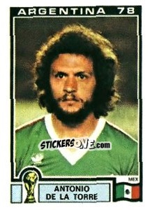 Sticker Antonio De La Torre - FIFA World Cup Argentina 1978 n. 177 - Panini