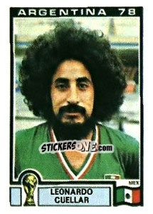 Sticker Leonardo Cuellar - FIFA World Cup Argentina 1978 n. 183 - Panini